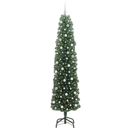 Albero di Natale artificiale con 300 LED Verde 240 cm