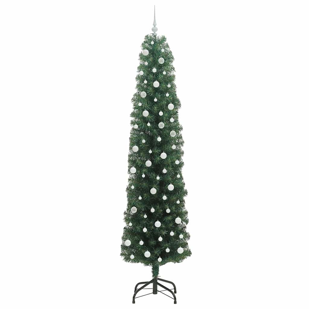 Albero di Natale artificiale con 300 LED Verde 240 cm
