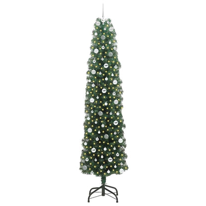 Albero di Natale artificiale con 300 LED Verde 240 cm
