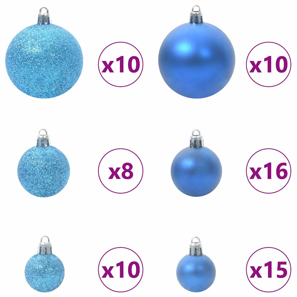 Albero di Natale artificiale con 300 LED Verde 240 cm | homemem39