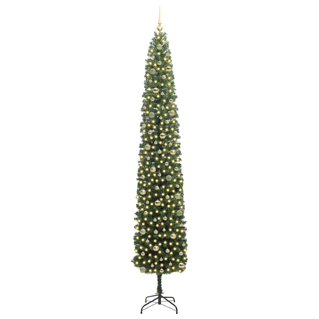Albero di Natale artificiale con 300 LED Verde 270 cm
