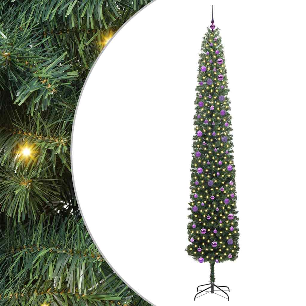 Albero di Natale artificiale con 300 LED Verde 270 cm