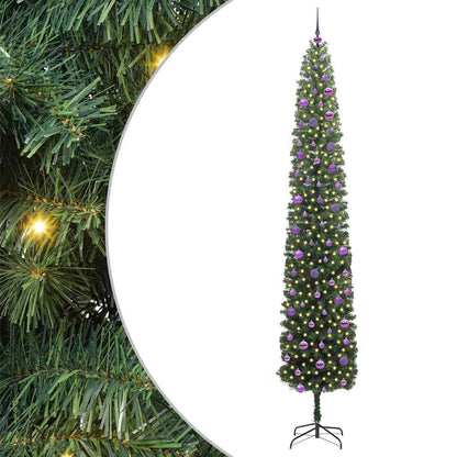 Albero di Natale artificiale con 300 LED Verde 270 cm