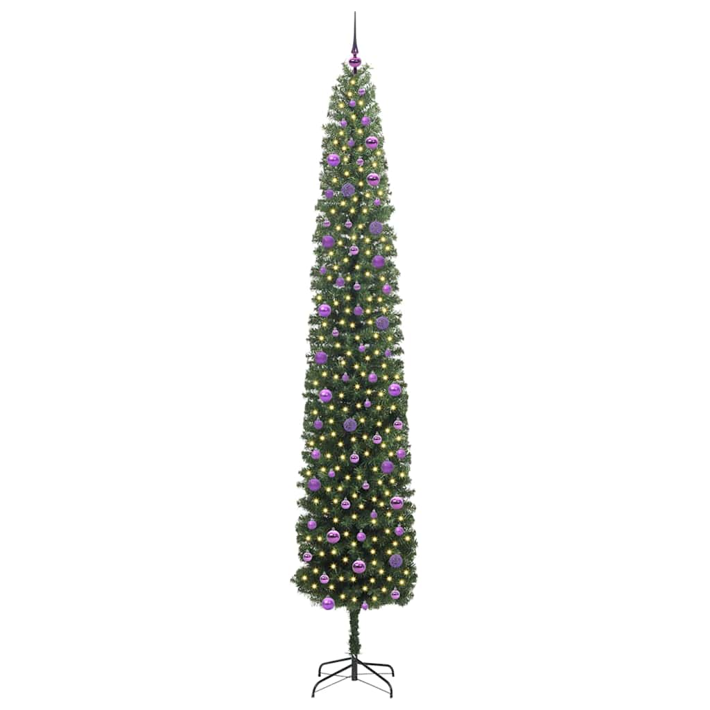 Albero di Natale artificiale con 300 LED Verde 270 cm