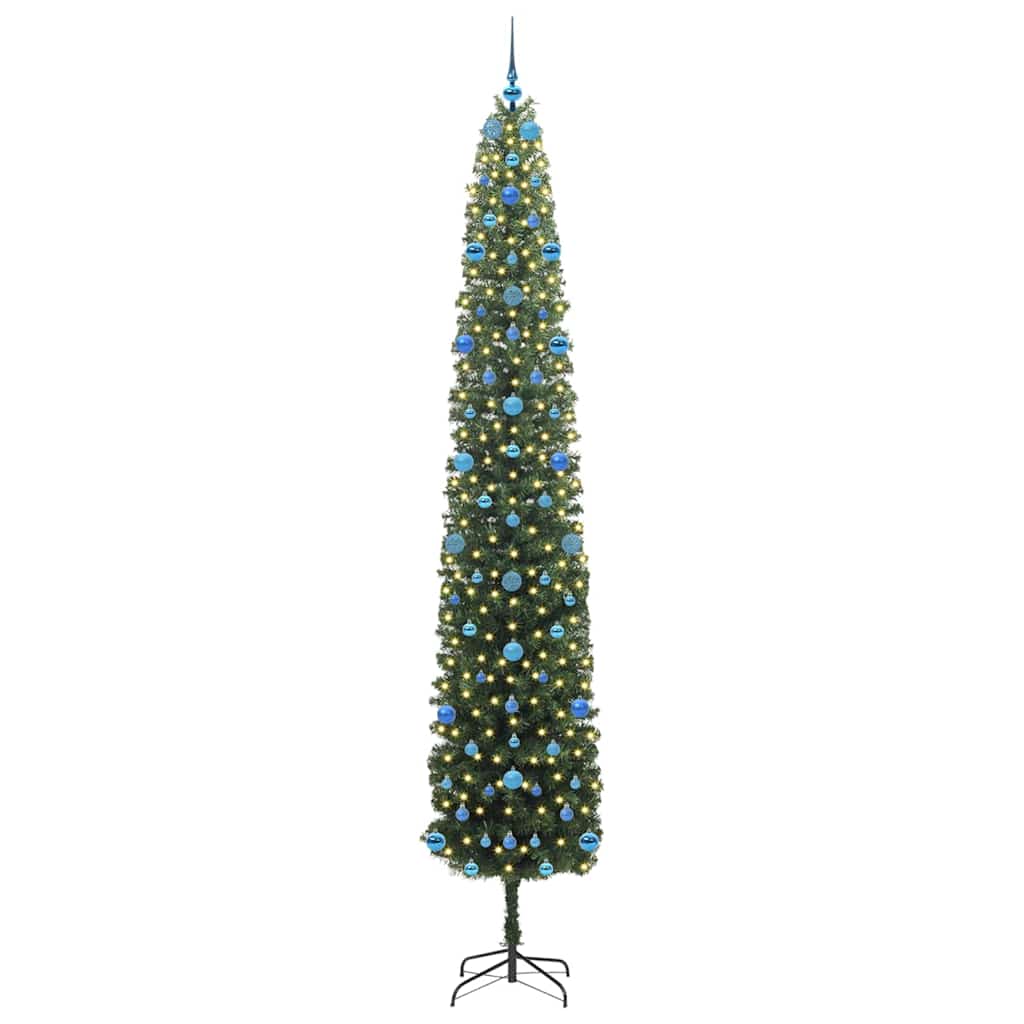 Albero di Natale artificiale con 300 LED Verde 270 cm