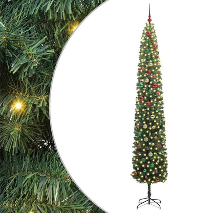 Albero di Natale artificiale con 300 LED Verde 270 cm