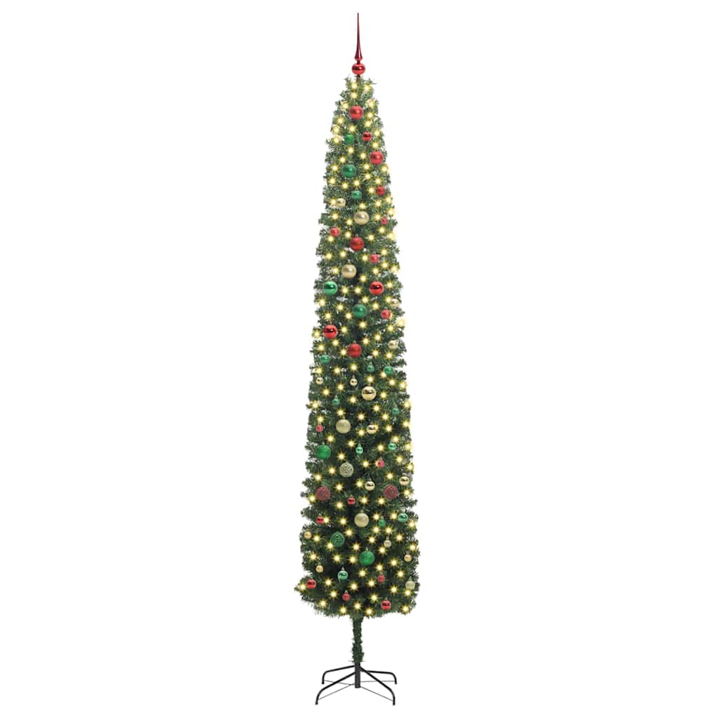 Albero di Natale artificiale con 300 LED Verde 270 cm