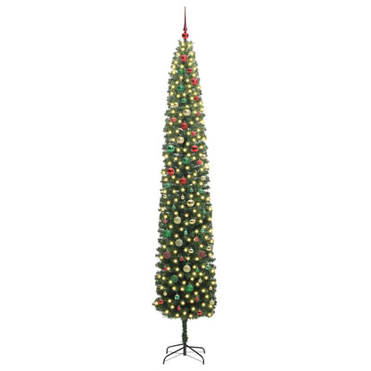 Albero di Natale artificiale con 300 LED Verde 270 cm