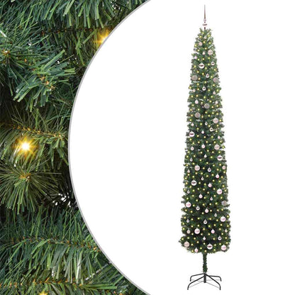 Albero di Natale artificiale con 300 LED Verde 300 cm