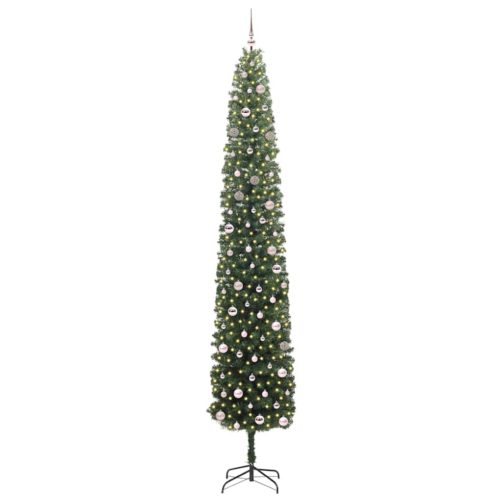 Albero di Natale artificiale con 300 LED Verde 300 cm