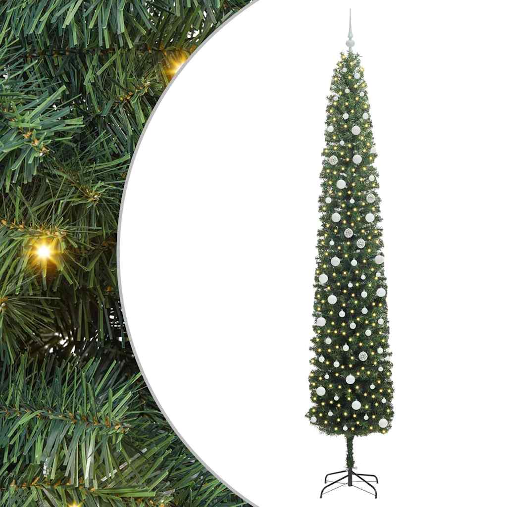 Albero di Natale artificiale con 300 LED Verde 300 cm