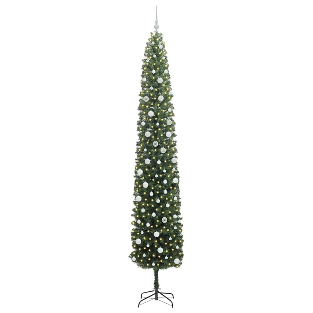Albero di Natale artificiale con 300 LED Verde 300 cm