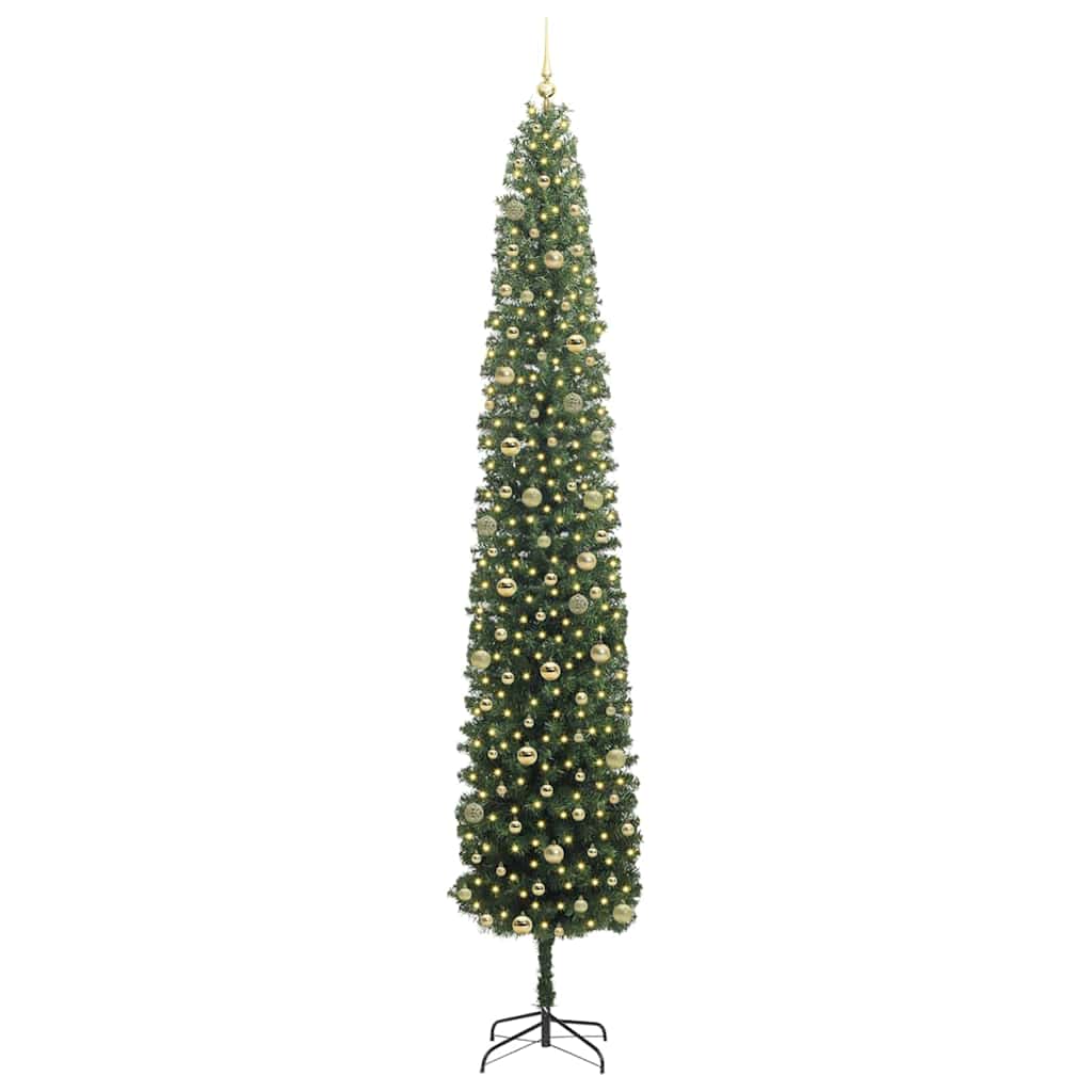 Albero di Natale artificiale con 300 LED Verde 300 cm