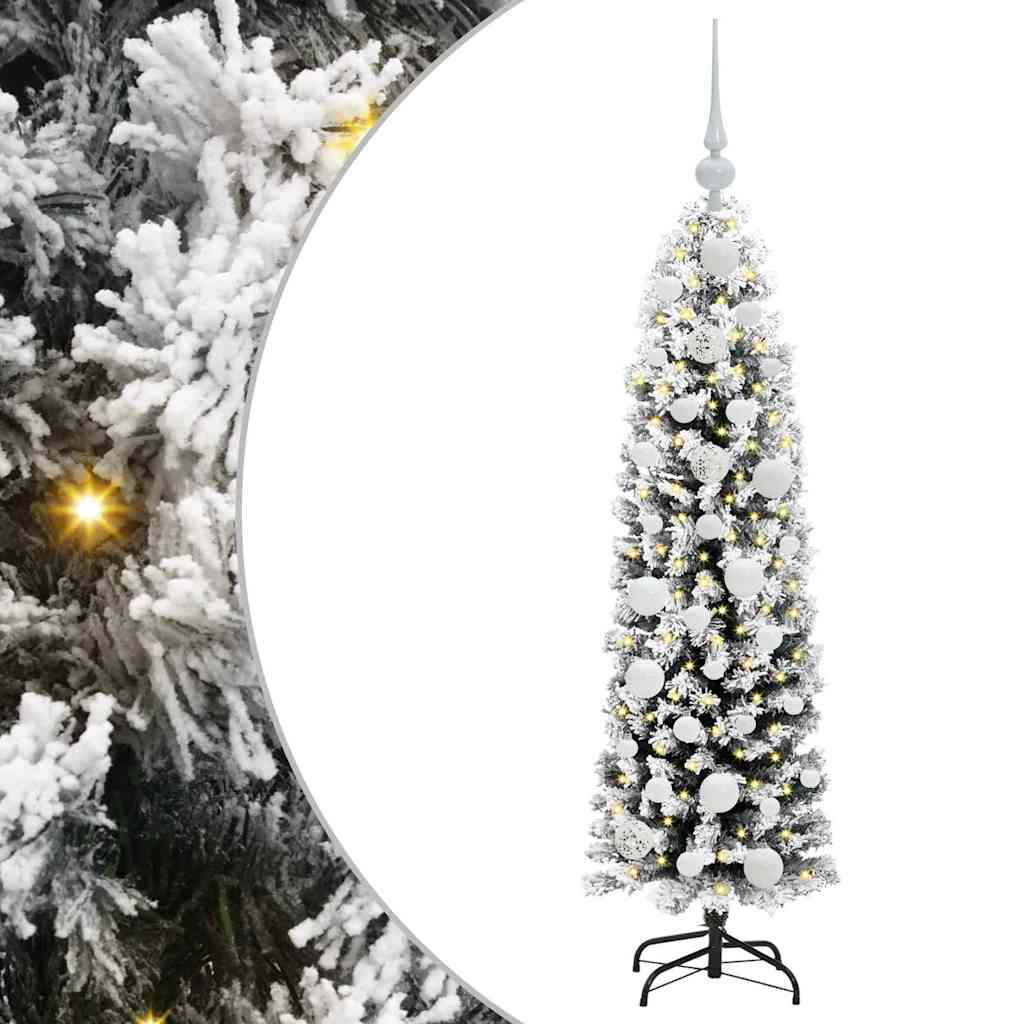 Albero di Natale artificiale con 150 LED Verde 120 cm