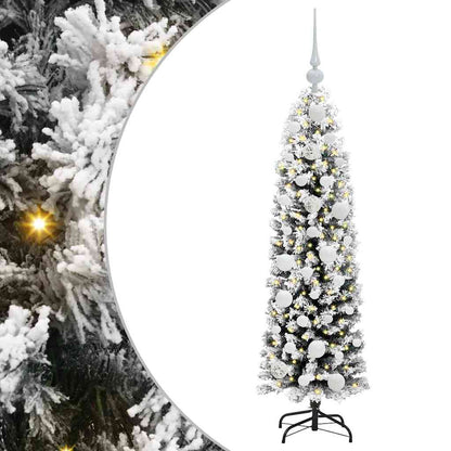 Albero di Natale artificiale con 150 LED Verde 120 cm