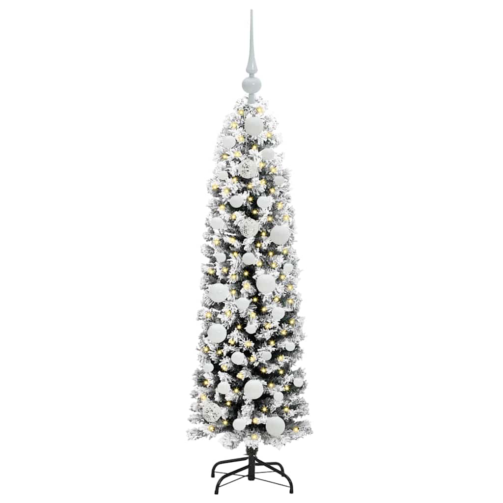 Albero di Natale artificiale con 150 LED Verde 120 cm