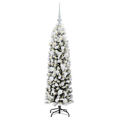 Albero di Natale artificiale con 150 LED Verde 120 cm