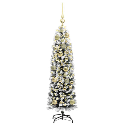 Albero di Natale artificiale con 150 LED Verde 120 cm