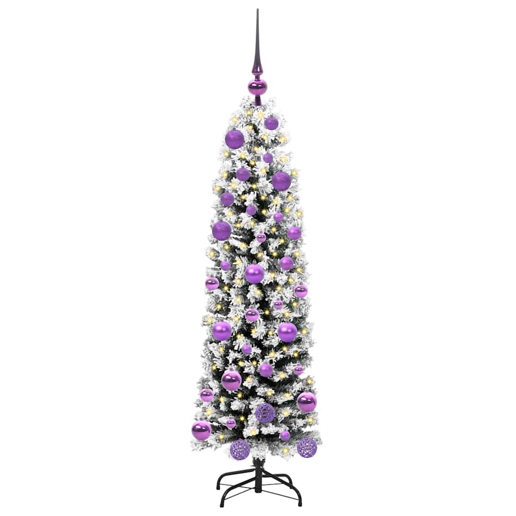 Albero di Natale artificiale con 150 LED Verde 120 cm