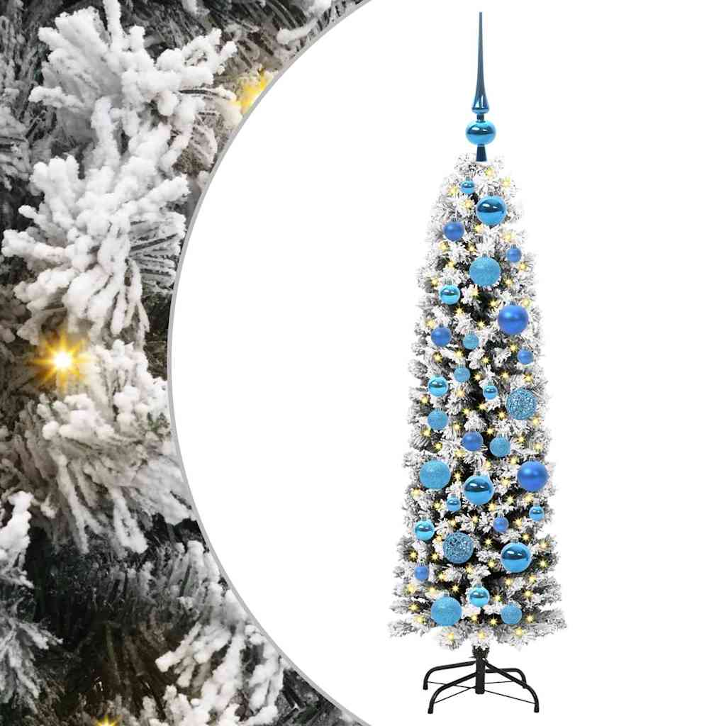 Albero di Natale artificiale con 150 LED Verde 120 cm