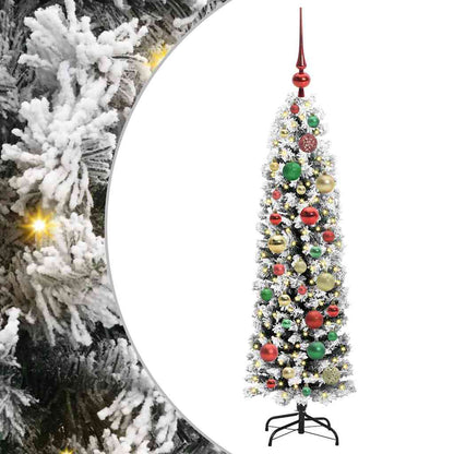 Albero di Natale artificiale con 150 LED Verde 120 cm