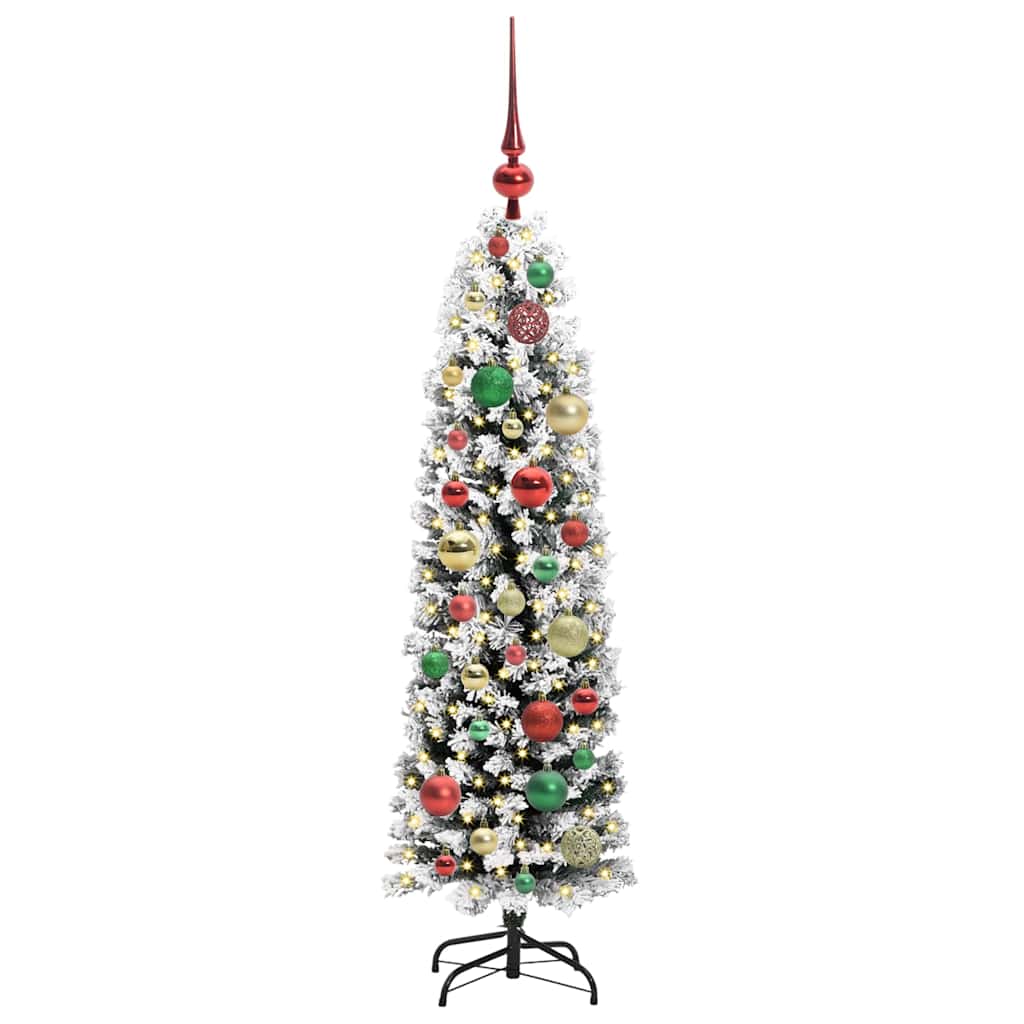 Albero di Natale artificiale con 150 LED Verde 120 cm