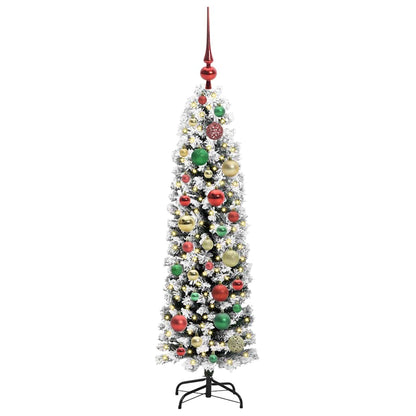 Albero di Natale artificiale con 150 LED Verde 120 cm