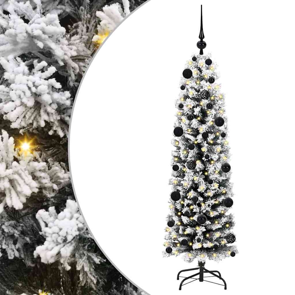 Albero di Natale artificiale con 150 LED Verde 150 cm
