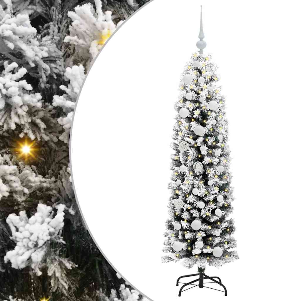 Albero di Natale artificiale con 150 LED Verde 150 cm