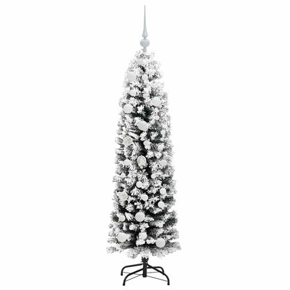 Albero di Natale artificiale con 150 LED Verde 150 cm