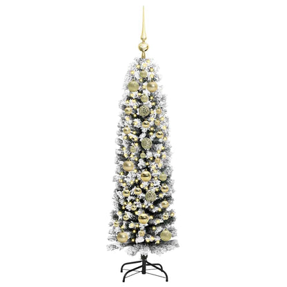 Albero di Natale artificiale con 150 LED Verde 150 cm