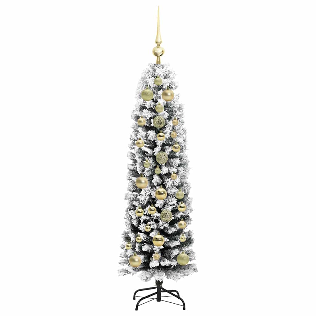 Albero di Natale artificiale con 150 LED Verde 150 cm
