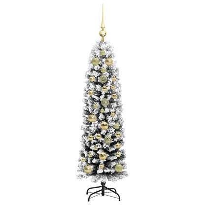 Albero di Natale artificiale con 150 LED Verde 150 cm