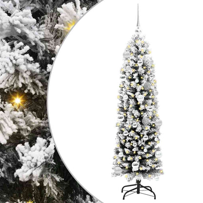 Albero di Natale artificiale con 150 LED Verde 150 cm