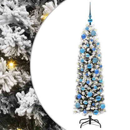 Albero di Natale artificiale con 150 LED Verde 150 cm