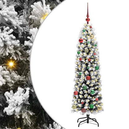 Albero di Natale artificiale con 150 LED Verde 150 cm