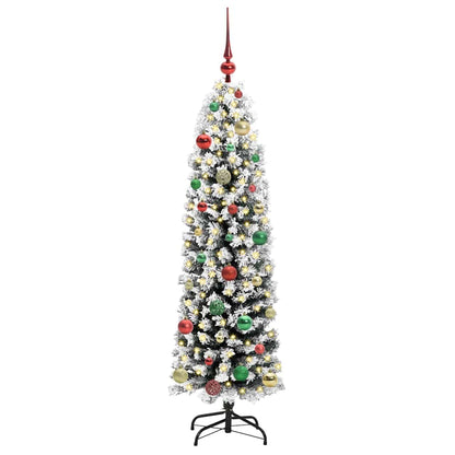 Albero di Natale artificiale con 150 LED Verde 150 cm