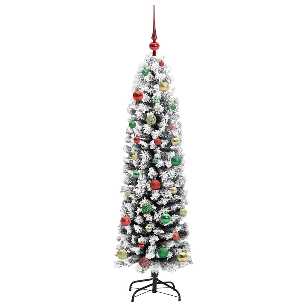 Albero di Natale artificiale con 150 LED Verde 150 cm