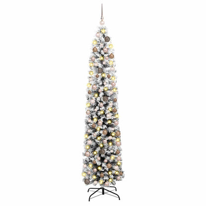 Albero di Natale artificiale con 300 LED Verde 180 cm