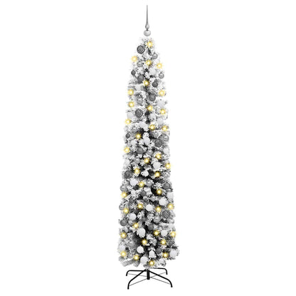 Albero di Natale artificiale con 300 LED Verde 180 cm