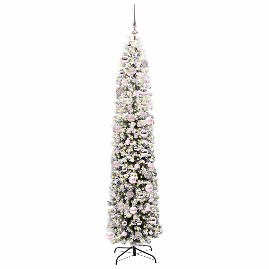 Albero di Natale artificiale con 300 LED Verde 180 cm