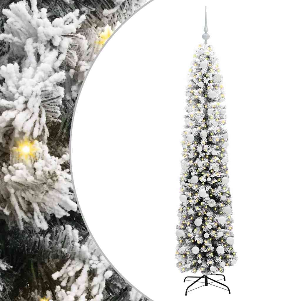 Albero di Natale artificiale con 300 LED Verde 180 cm