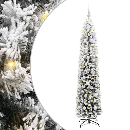 Albero di Natale artificiale con 300 LED Verde 180 cm