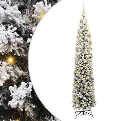 Albero di Natale artificiale con 300 LED Verde 180 cm