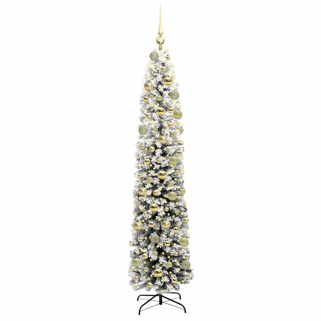 Albero di Natale artificiale con 300 LED Verde 180 cm