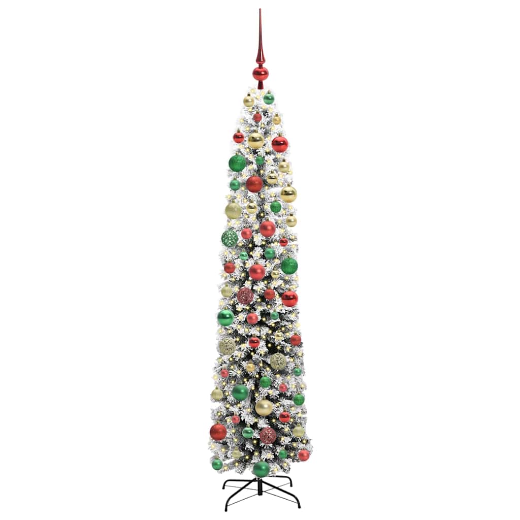Albero di Natale artificiale con 300 LED Verde 180 cm