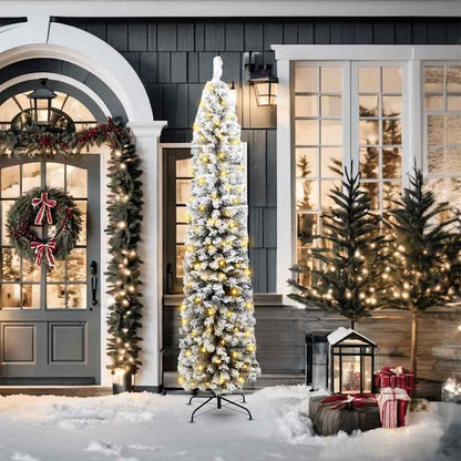 Albero di Natale artificiale con 300 LED Verde 210 cm