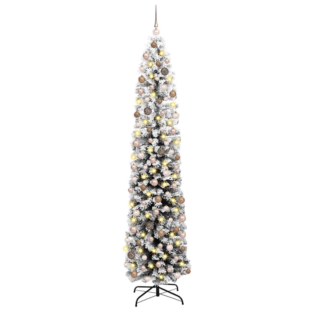 Albero di Natale artificiale con 300 LED Verde 210 cm