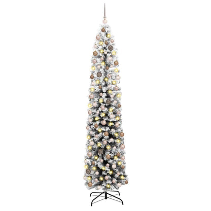Albero di Natale artificiale con 300 LED Verde 210 cm