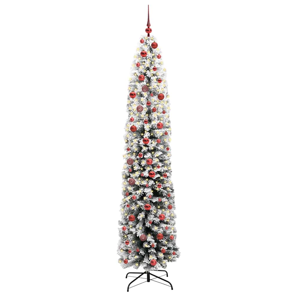 Albero di Natale artificiale con 300 LED Verde 210 cm